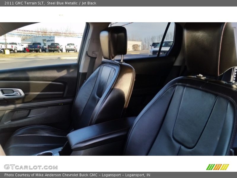 Steel Blue Metallic / Jet Black 2011 GMC Terrain SLT