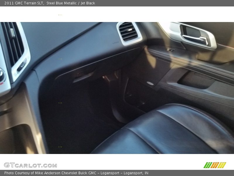 Steel Blue Metallic / Jet Black 2011 GMC Terrain SLT