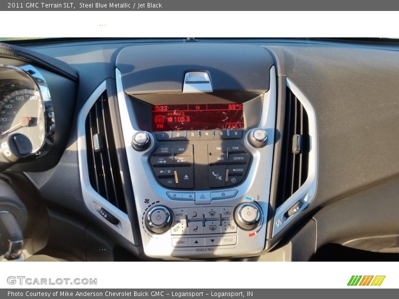 Steel Blue Metallic / Jet Black 2011 GMC Terrain SLT