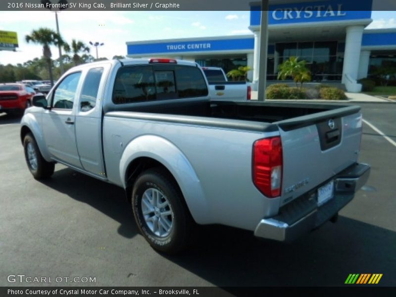 Brilliant Silver / Graphite 2016 Nissan Frontier SV King Cab