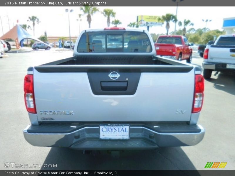 Brilliant Silver / Graphite 2016 Nissan Frontier SV King Cab