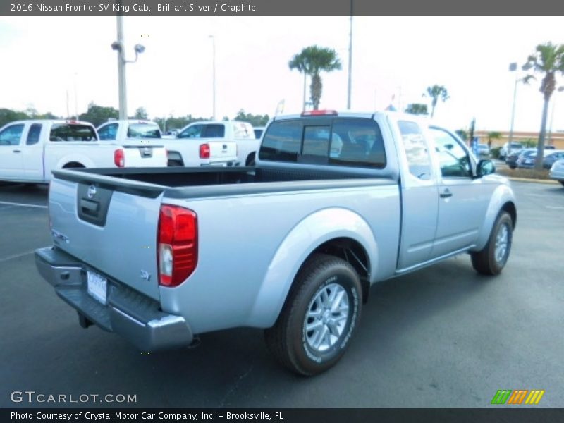 Brilliant Silver / Graphite 2016 Nissan Frontier SV King Cab