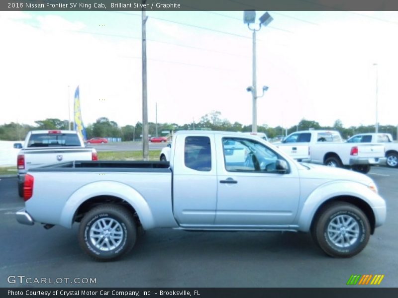 Brilliant Silver / Graphite 2016 Nissan Frontier SV King Cab