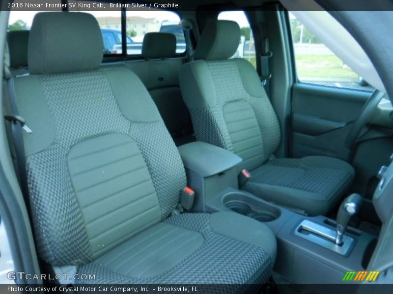 Front Seat of 2016 Frontier SV King Cab