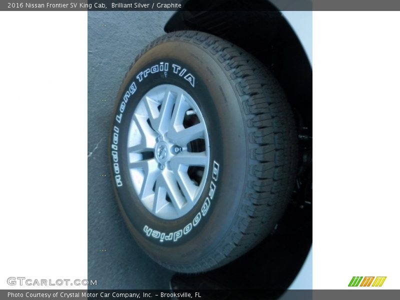Brilliant Silver / Graphite 2016 Nissan Frontier SV King Cab