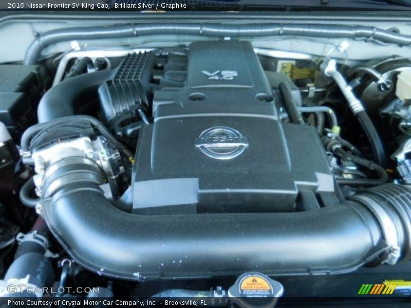  2016 Frontier SV King Cab Engine - 4.0 Liter DOHC 24-Valve CVTCS V6