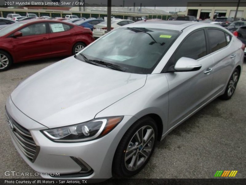 Silver / Gray 2017 Hyundai Elantra Limited