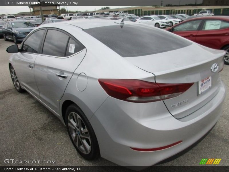 Silver / Gray 2017 Hyundai Elantra Limited
