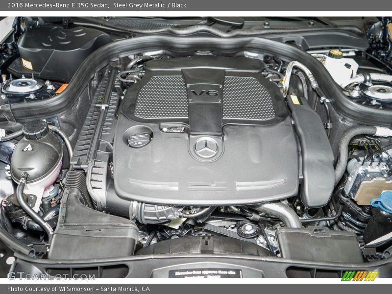 Steel Grey Metallic / Black 2016 Mercedes-Benz E 350 Sedan