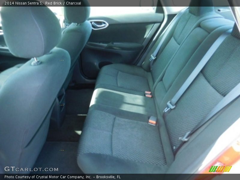 Red Brick / Charcoal 2014 Nissan Sentra S