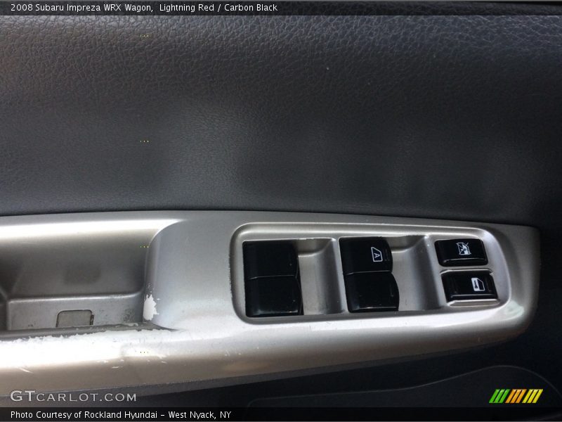 Lightning Red / Carbon Black 2008 Subaru Impreza WRX Wagon