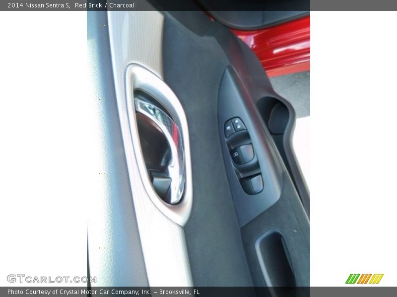Red Brick / Charcoal 2014 Nissan Sentra S
