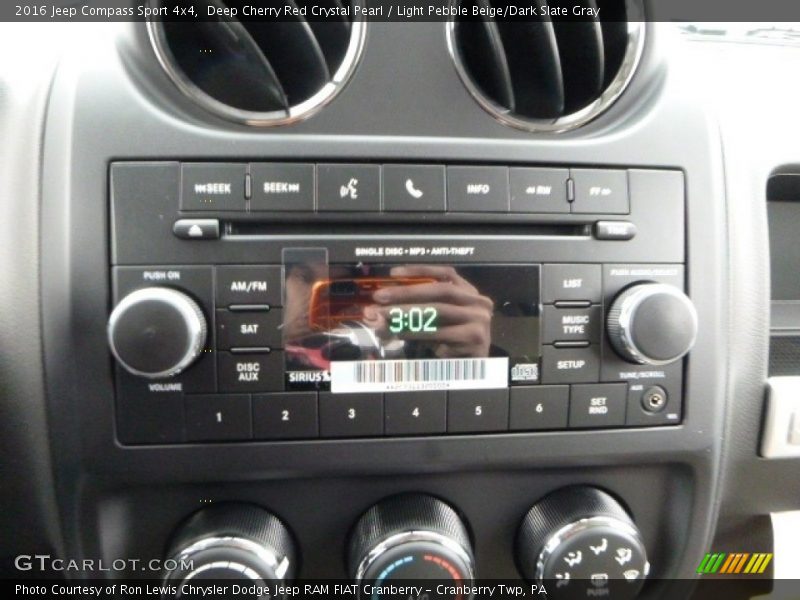Deep Cherry Red Crystal Pearl / Light Pebble Beige/Dark Slate Gray 2016 Jeep Compass Sport 4x4