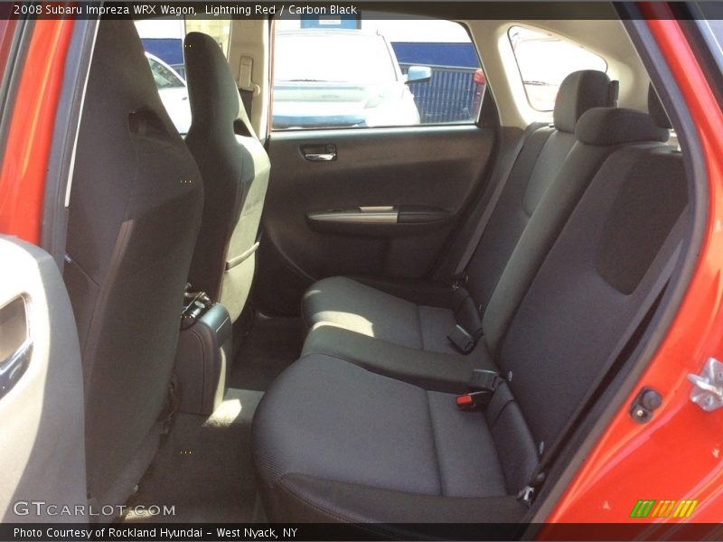 Lightning Red / Carbon Black 2008 Subaru Impreza WRX Wagon
