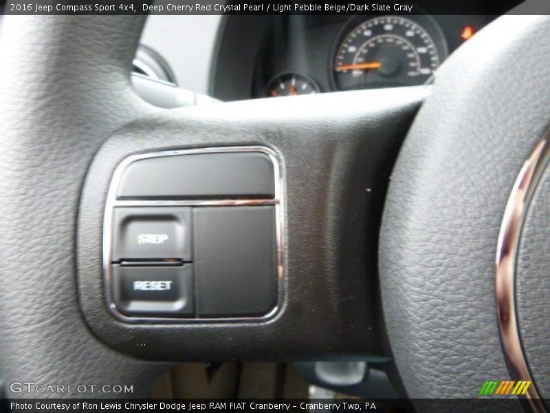 Deep Cherry Red Crystal Pearl / Light Pebble Beige/Dark Slate Gray 2016 Jeep Compass Sport 4x4
