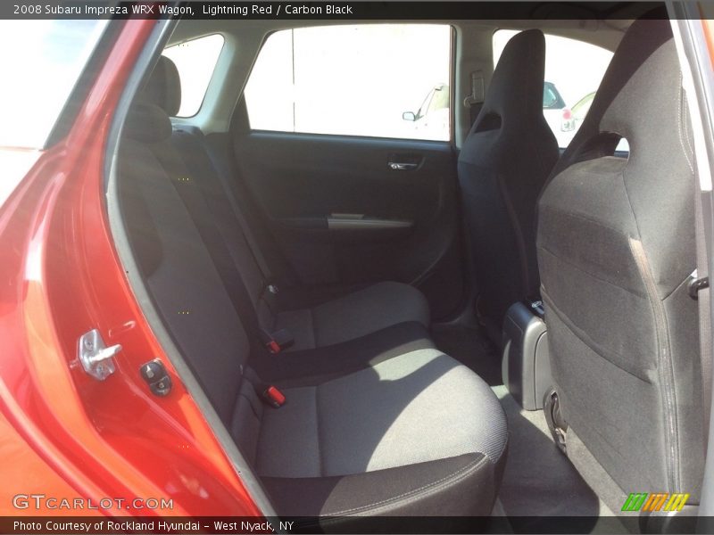 Lightning Red / Carbon Black 2008 Subaru Impreza WRX Wagon