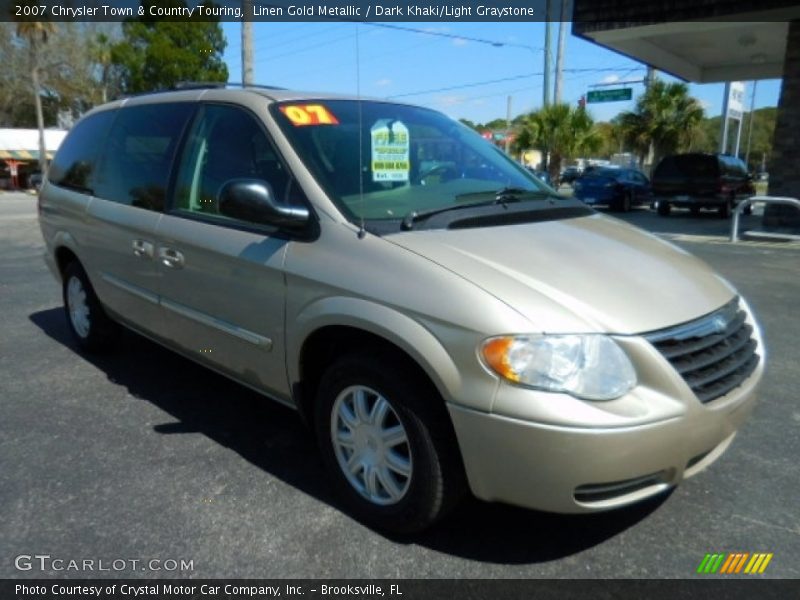 Linen Gold Metallic / Dark Khaki/Light Graystone 2007 Chrysler Town & Country Touring