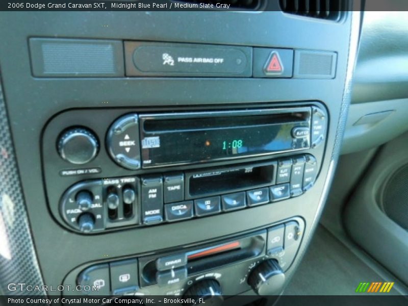 Midnight Blue Pearl / Medium Slate Gray 2006 Dodge Grand Caravan SXT