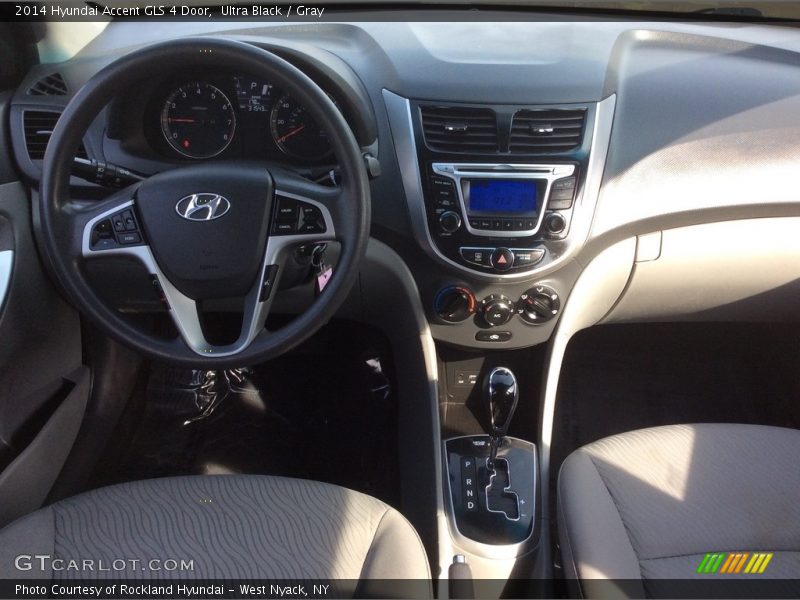 Ultra Black / Gray 2014 Hyundai Accent GLS 4 Door