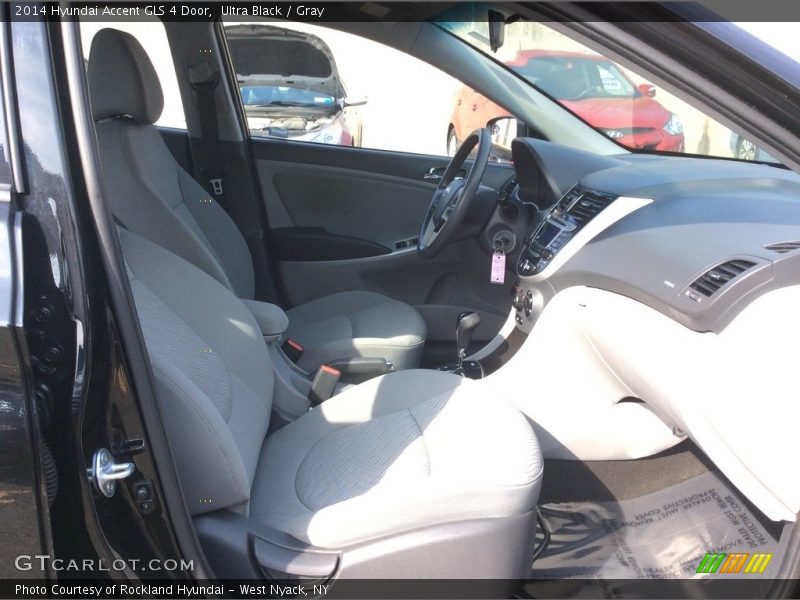 Ultra Black / Gray 2014 Hyundai Accent GLS 4 Door