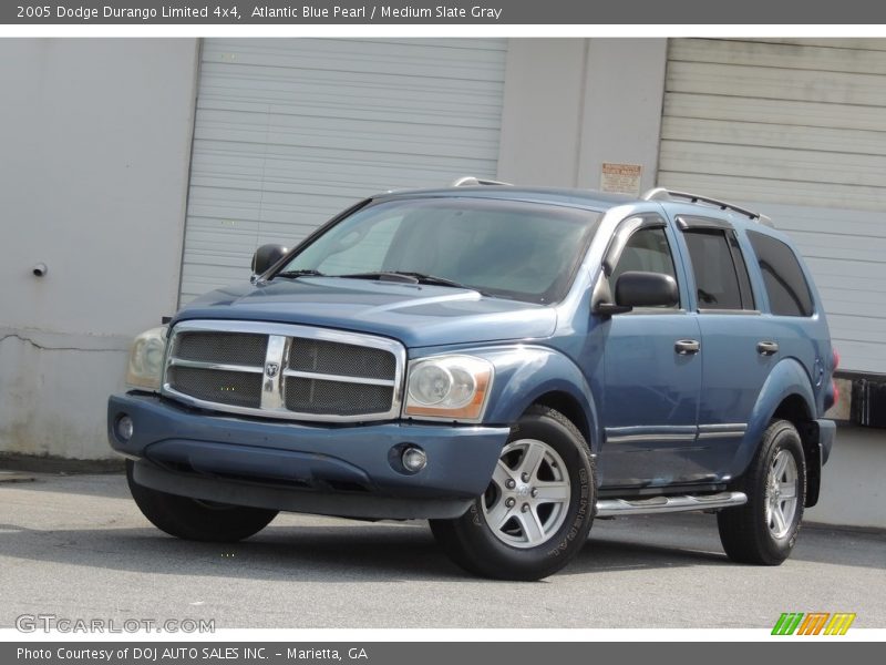 Atlantic Blue Pearl / Medium Slate Gray 2005 Dodge Durango Limited 4x4