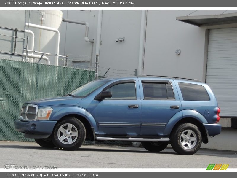Atlantic Blue Pearl / Medium Slate Gray 2005 Dodge Durango Limited 4x4
