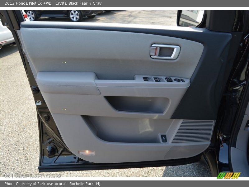 Crystal Black Pearl / Gray 2013 Honda Pilot LX 4WD