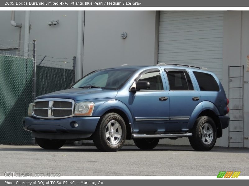 Atlantic Blue Pearl / Medium Slate Gray 2005 Dodge Durango Limited 4x4