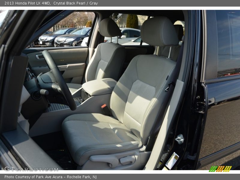 Crystal Black Pearl / Gray 2013 Honda Pilot LX 4WD
