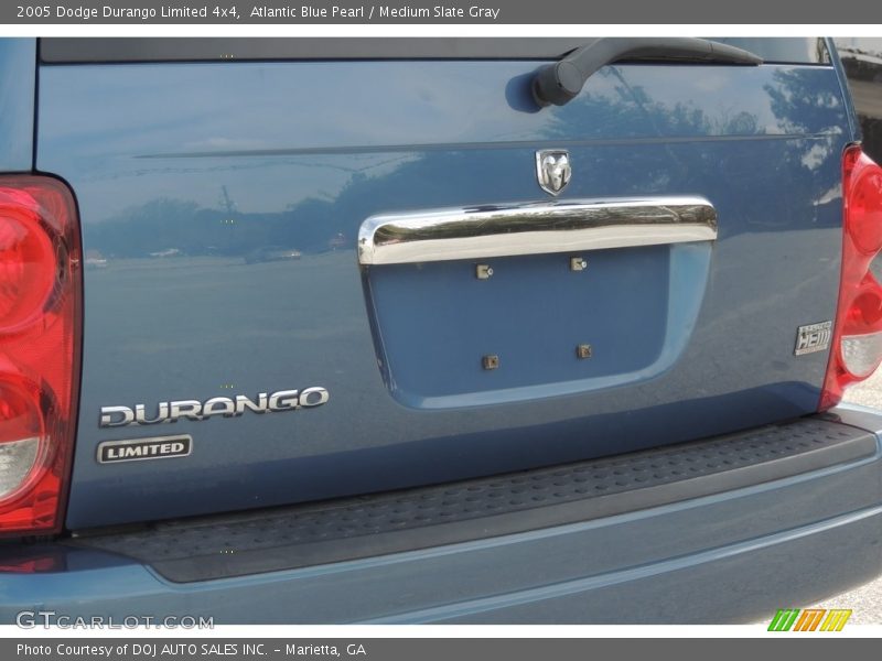 Atlantic Blue Pearl / Medium Slate Gray 2005 Dodge Durango Limited 4x4