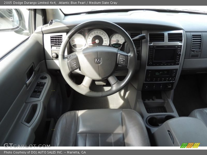 Atlantic Blue Pearl / Medium Slate Gray 2005 Dodge Durango Limited 4x4