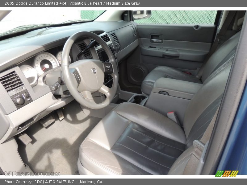Atlantic Blue Pearl / Medium Slate Gray 2005 Dodge Durango Limited 4x4