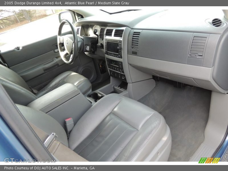 Atlantic Blue Pearl / Medium Slate Gray 2005 Dodge Durango Limited 4x4