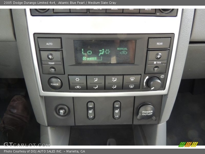 Atlantic Blue Pearl / Medium Slate Gray 2005 Dodge Durango Limited 4x4