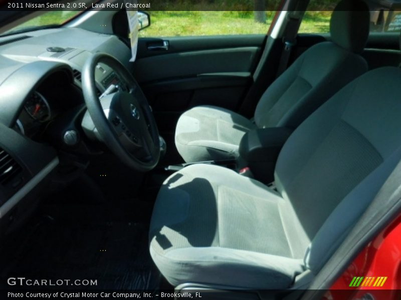 Lava Red / Charcoal 2011 Nissan Sentra 2.0 SR