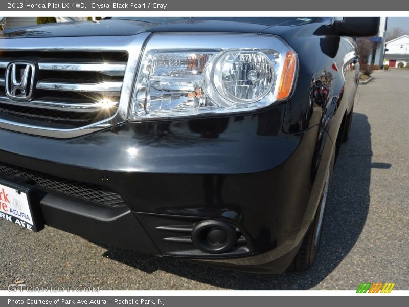 Crystal Black Pearl / Gray 2013 Honda Pilot LX 4WD