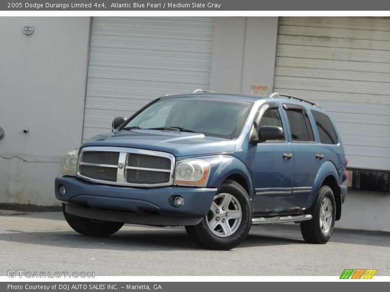 Atlantic Blue Pearl / Medium Slate Gray 2005 Dodge Durango Limited 4x4