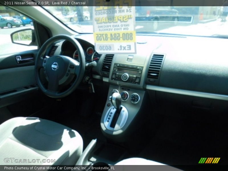 Lava Red / Charcoal 2011 Nissan Sentra 2.0 SR