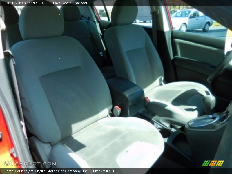 Lava Red / Charcoal 2011 Nissan Sentra 2.0 SR