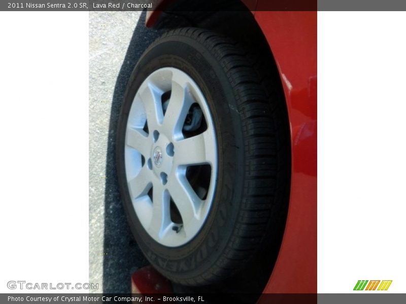 Lava Red / Charcoal 2011 Nissan Sentra 2.0 SR
