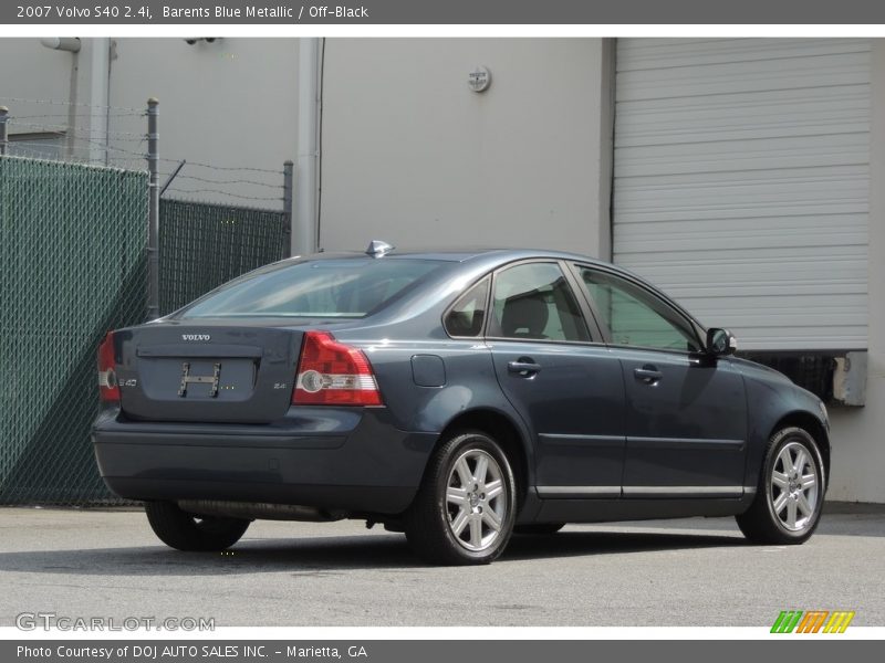 Barents Blue Metallic / Off-Black 2007 Volvo S40 2.4i