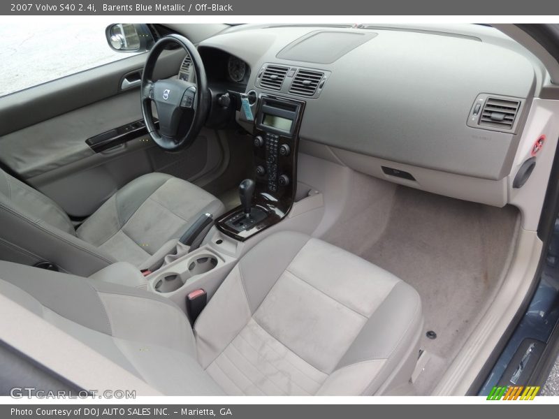 Barents Blue Metallic / Off-Black 2007 Volvo S40 2.4i