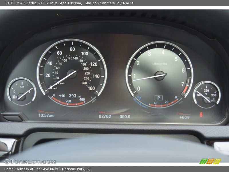  2016 5 Series 535i xDrive Gran Turismo 535i xDrive Gran Turismo Gauges
