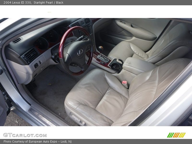 Starlight Pearl / Black 2004 Lexus ES 330