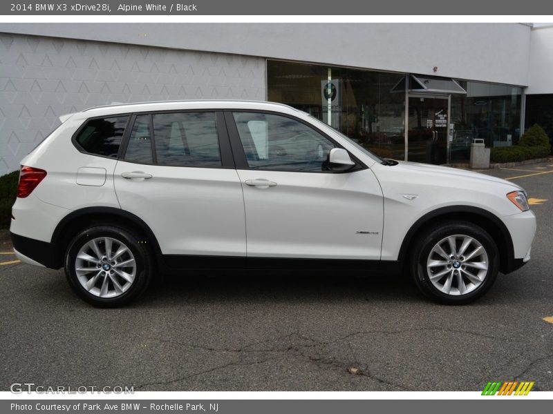 Alpine White / Black 2014 BMW X3 xDrive28i