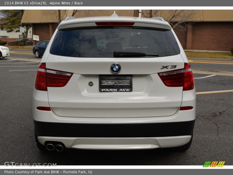 Alpine White / Black 2014 BMW X3 xDrive28i