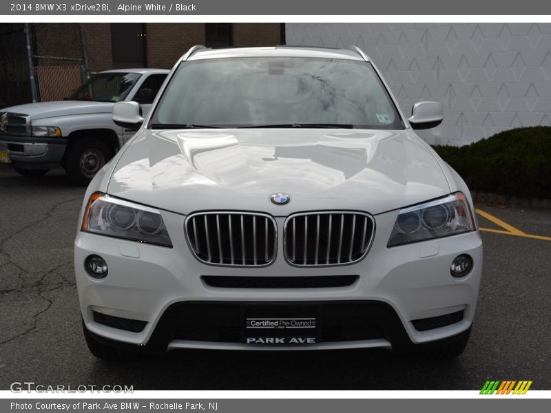 Alpine White / Black 2014 BMW X3 xDrive28i