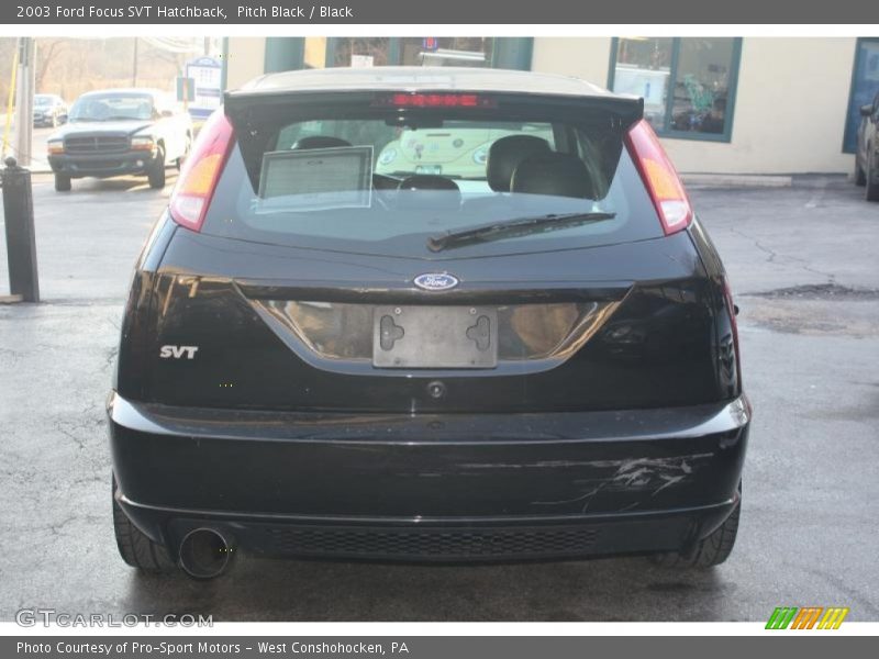 Pitch Black / Black 2003 Ford Focus SVT Hatchback