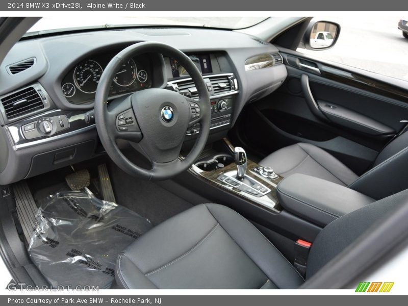 Alpine White / Black 2014 BMW X3 xDrive28i