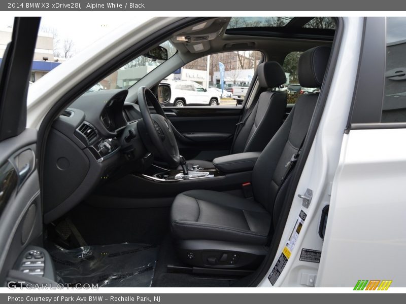 Alpine White / Black 2014 BMW X3 xDrive28i